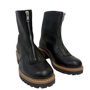 Bertuchi Spanish Leather Boots – Chunky Heel & Lug Sole, Women’s